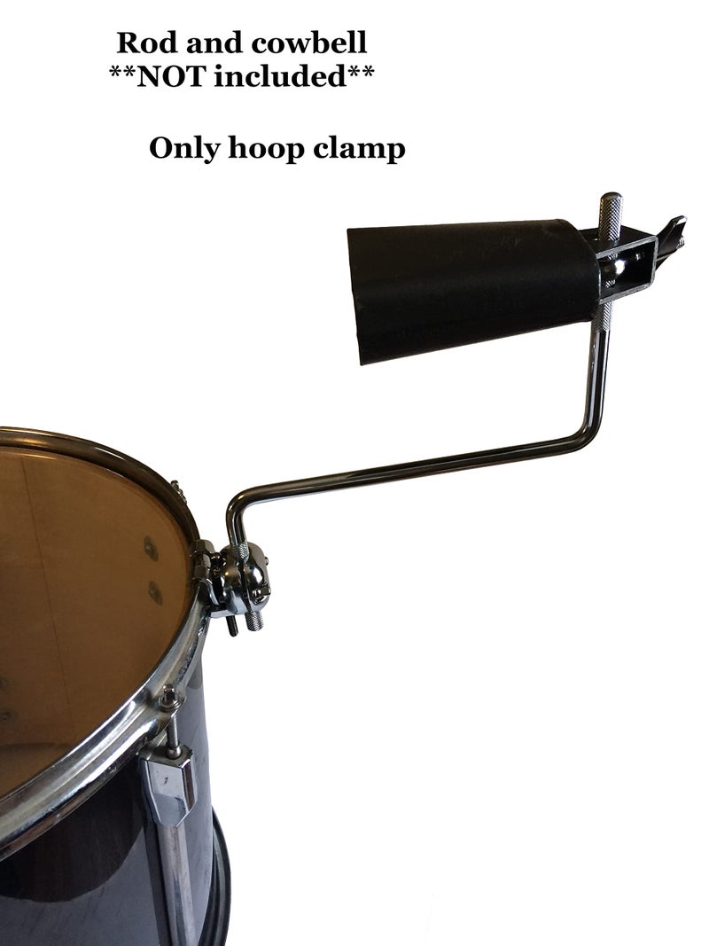 ROSS Drumheads حامل جرس البقر للطبل - مشبك حلقة الطبل لجرس البقر، كتلة الجاز، الطنبورة، صنج الرش - Image 4